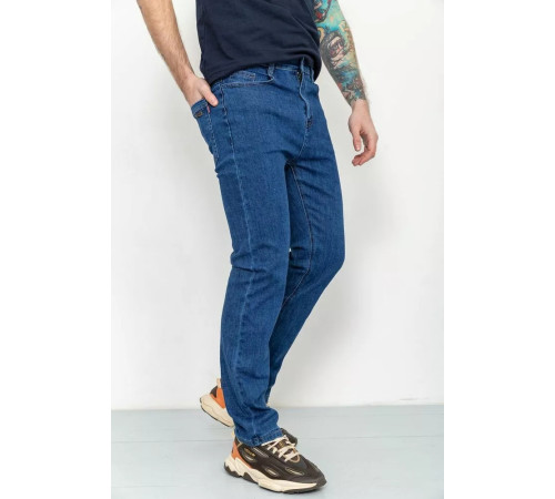 Джинси чоловічі демісезонні, колір синій, 190R501