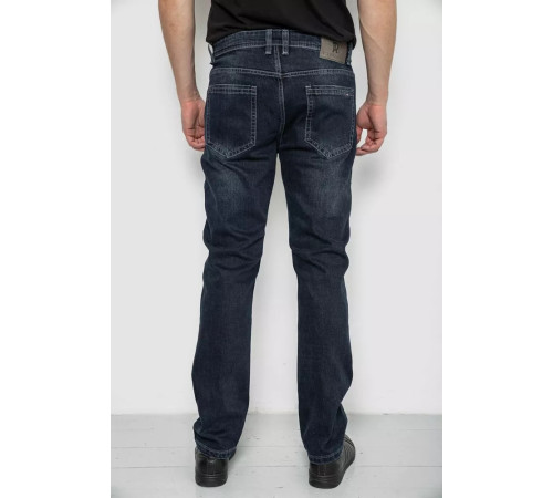 Джинси чоловічі демісезонні, колір темно-синій, 243R8136