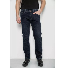 Джинси чоловічі демісезонні, колір темно-синій, 243R8136