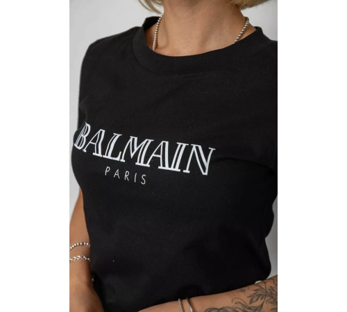 Женская футболка с принтом, цвет черный, 238R01640