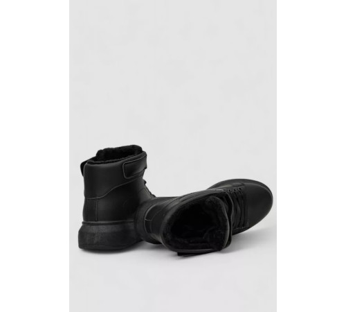 Кросівки жіночі зимові на хутрі, колір чорний, 248RA2252