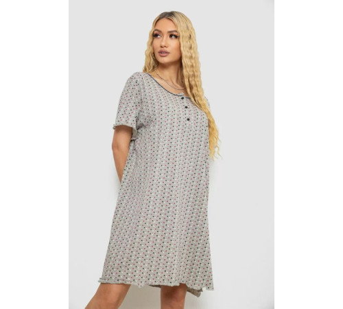 Ночная рубашка, цвет серо-розовый, 238R58370-1