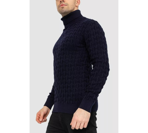 Гольф-свитер мужской, цвет темно-синий, 161R619