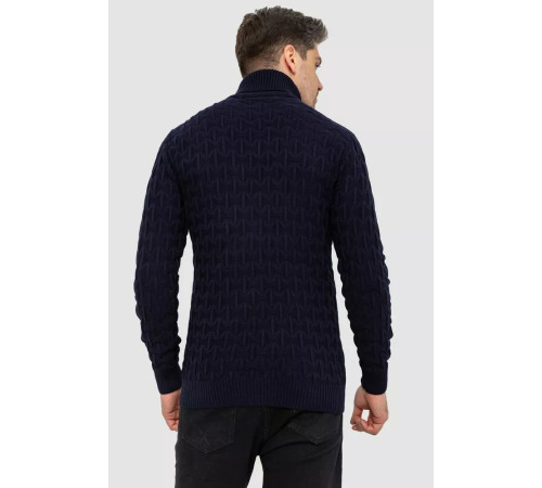 Гольф-свитер мужской, цвет темно-синий, 161R619