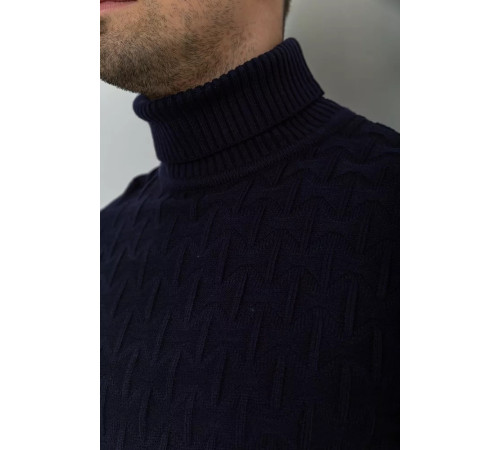 Гольф-свитер мужской, цвет темно-синий, 161R619