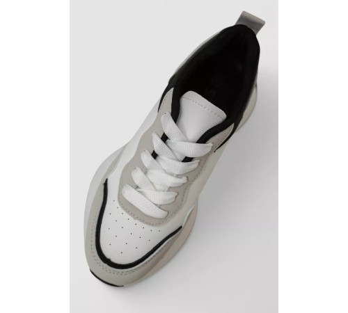 Кросівки жіночі, колір біло-чорний, 248RXM60-86-2