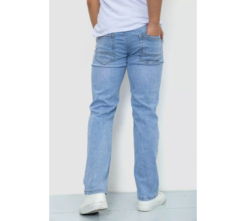 Джинсы мужские однотонные, цвет голубой, 244R6078.