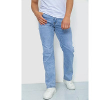 Джинсы мужские однотонные, цвет голубой, 244R6078.