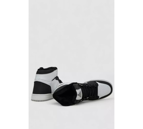 Кроссовки мужские зимние на меху, цвет бело-черный, 248RH1010