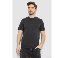 Футболка чоловіча з принтом, колір темно-сірий, 241R1908