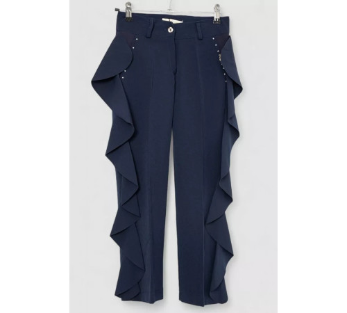 Брюки детские нарядные, цвет синий, 247R3824