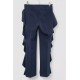 Брюки детские нарядные, цвет синий, 247R3824