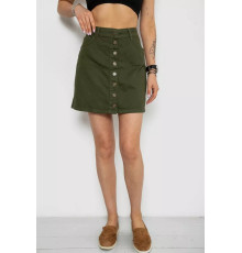 Спідниця жіноча джинсова, колір хакі, 182R1301