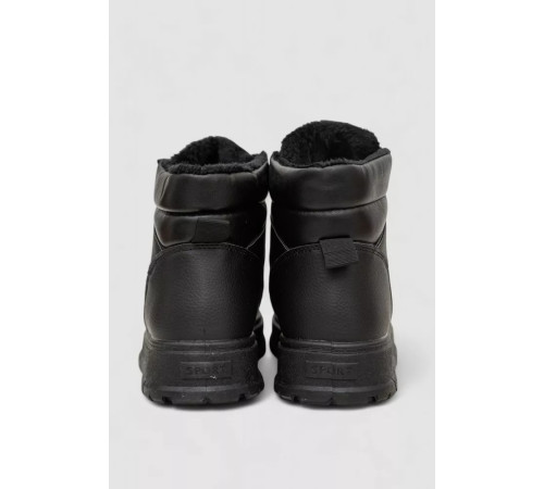 Кросівки жіночі зимові на хутрі, колір чорний, 248RMB03