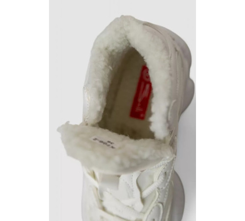 Кросівки жіночі зимові на хутрі, колір білий, 248RCX706