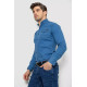 Рубашка мужская джинсовая, цвет синий, 214R802