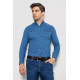 Рубашка мужская джинсовая, цвет синий, 214R802