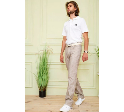 Чоловічі літні штани, бежевого кольору, 167R7049