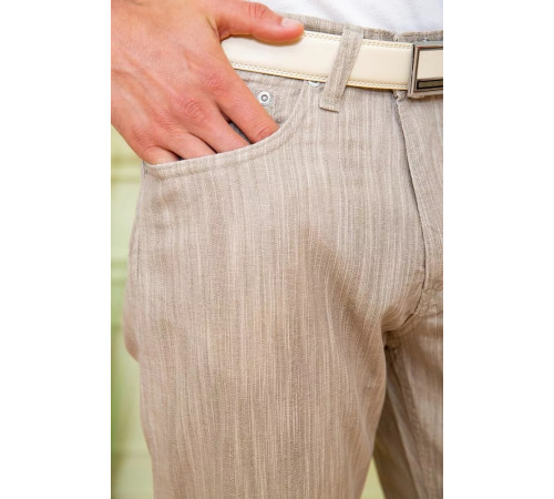 Чоловічі літні штани, бежевого кольору, 167R7049