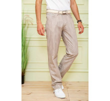 Чоловічі літні штани, бежевого кольору, 167R7049