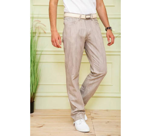Чоловічі літні штани, бежевого кольору, 167R7049