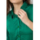 Костюм женский однотонный, цвет темно-зеленый, 119R0038-2.