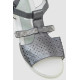 Босоножки детские 243RA6805-4, цвет Серебристый