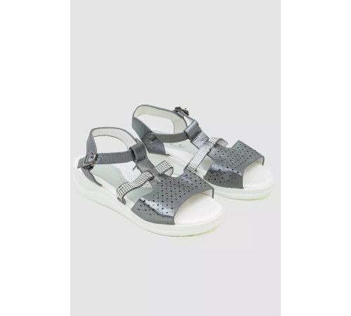 Босоножки детские 243RA6805-4, цвет Серебристый