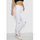 Джинси жіночі, колір білий, 182R3064