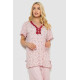 Женская пижама с принтом, цвет розовый, 243R7081