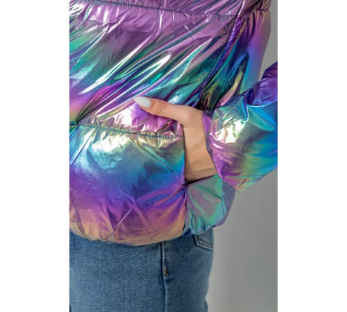 Куртка жіноча демісезонна плащівка, колір різноколір, 243R2022-6