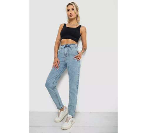 Джинси жіночі, колір блакитний, 244R2385