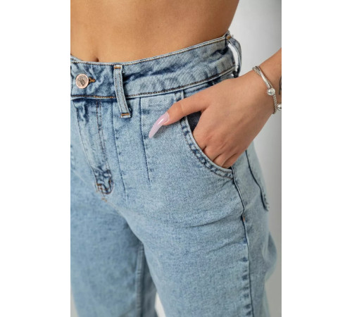 Джинси жіночі, колір блакитний, 244R2385