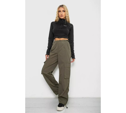 Штани карго жіночі, колір хакі, 238R5366