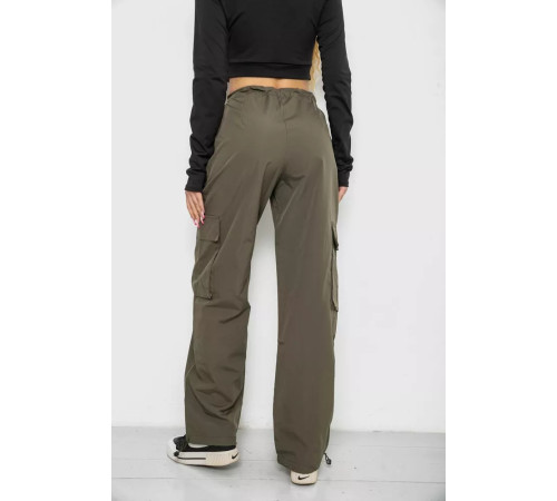 Штани карго жіночі, колір хакі, 238R5366