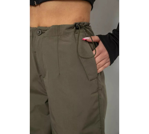 Штани карго жіночі, колір хакі, 238R5366