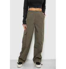 Брюки карго женские, цвет хаки, 238R5366