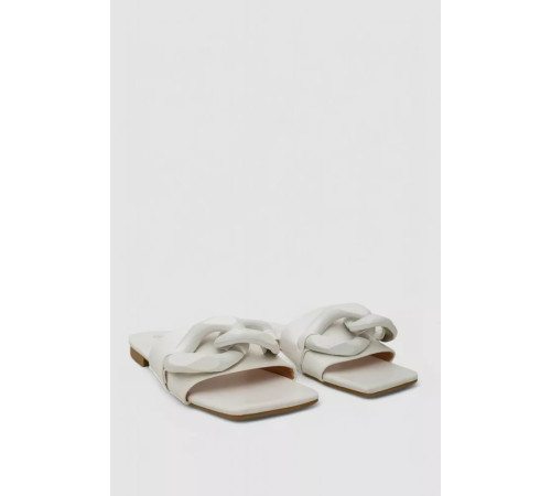 Шлепанцы женские, цвет белый, 248RL165