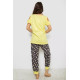 Женская пижама с принтом, цвет желтый, 243R903067.