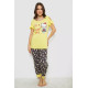 Женская пижама с принтом, цвет желтый, 243R903067.