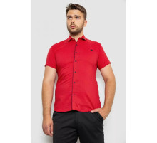Рубашка мужская с принтом, цвет красный, 214RK100