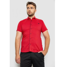 Сорочка чоловіча з принтом, колір червоний, 214RK100