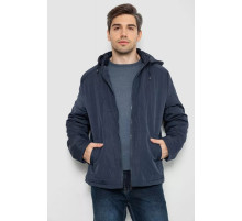 Куртка чоловіча демісезонна з капюшоном, колір темно-синій, 131R2101