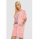Ночная рубашка в полоску, цвет розово-белый, 238R15022.