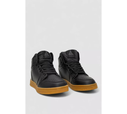 Кроссовки мужские зимние на меху, цвет черно-бежевый, 248RH1010-22