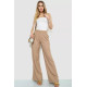 Брюки женские палаццо, цвет бежевый, 102R011-1.