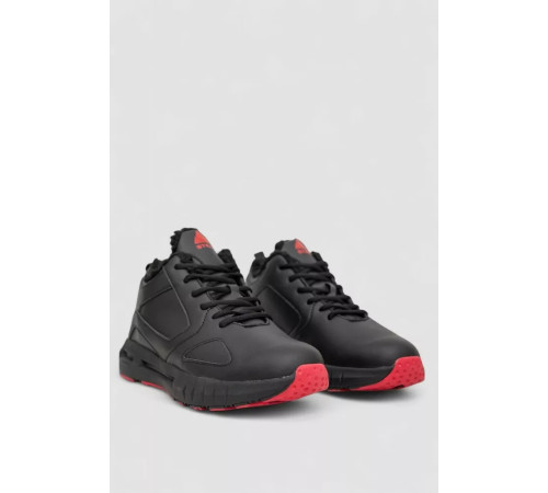 Кросівки чоловічі зимові на хутрі, колір чорно-червоний, 248RCX627