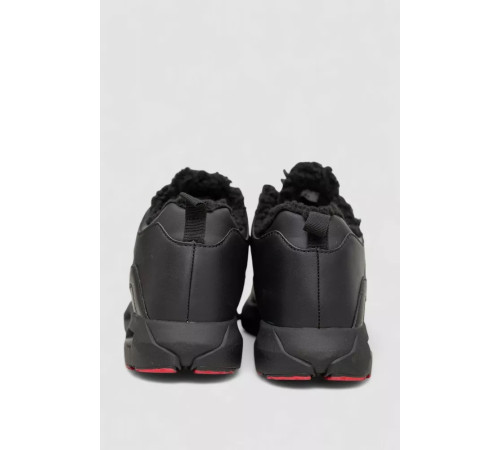 Кросівки чоловічі зимові на хутрі, колір чорно-червоний, 248RCX627