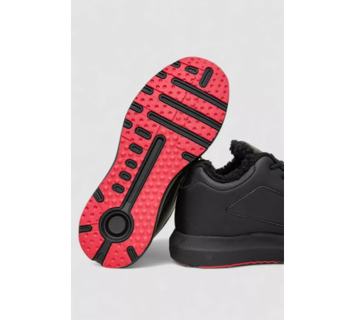 Кросівки чоловічі зимові на хутрі, колір чорно-червоний, 248RCX627