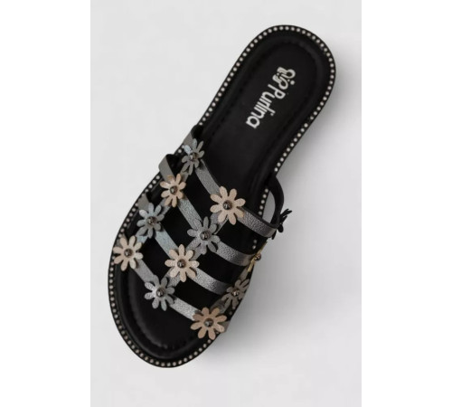 Шльопанці жіночі, колір сірий, 244RSL81489